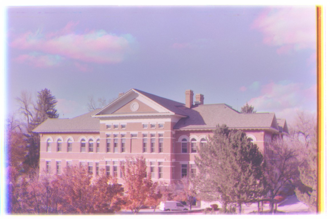 Snow College Noyes Building, Full Color, Mid-Autumn